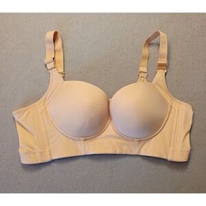 She Curve Bra 40/90 Pink Beige Underwire Push Up Bra Back Closure